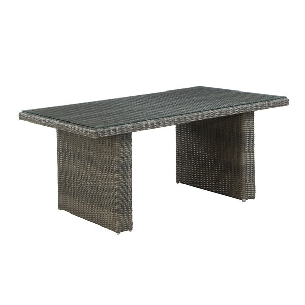 Asti All-Weather Wicker Outdoor 26H Cocktail Table